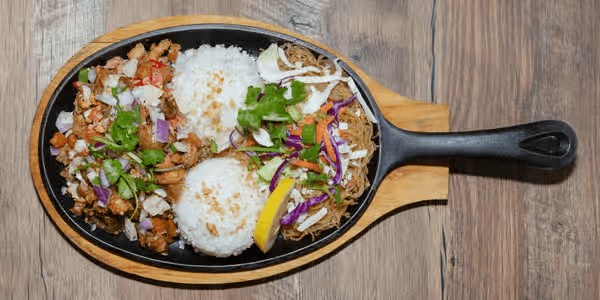 Sizzling Fried Sisig dish